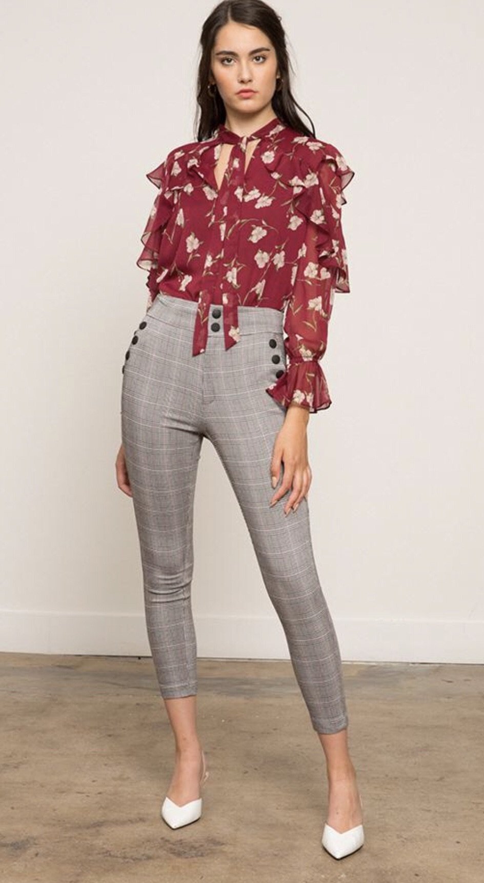 Chantal Plaid Pants Strut Couture Boutique