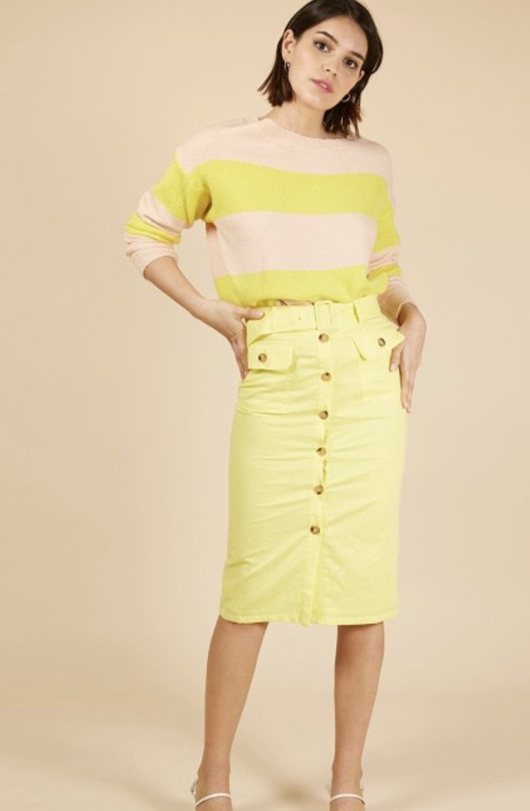 Emeline Woven Skirt Frnch Paris