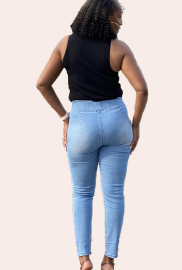 HIGH WAISTED JEGGINGS PLUS SIZE