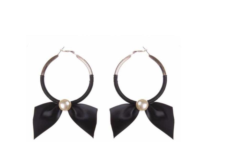 Hoop Bow Earrings Bluebell
