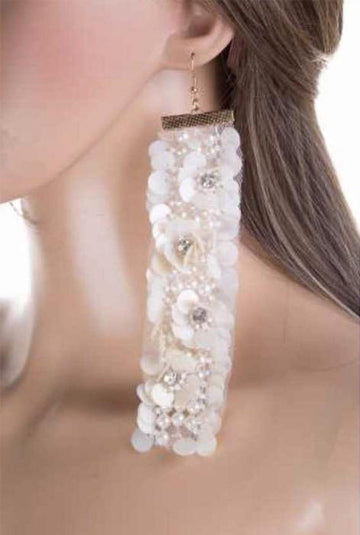 Long Mesh Earrings